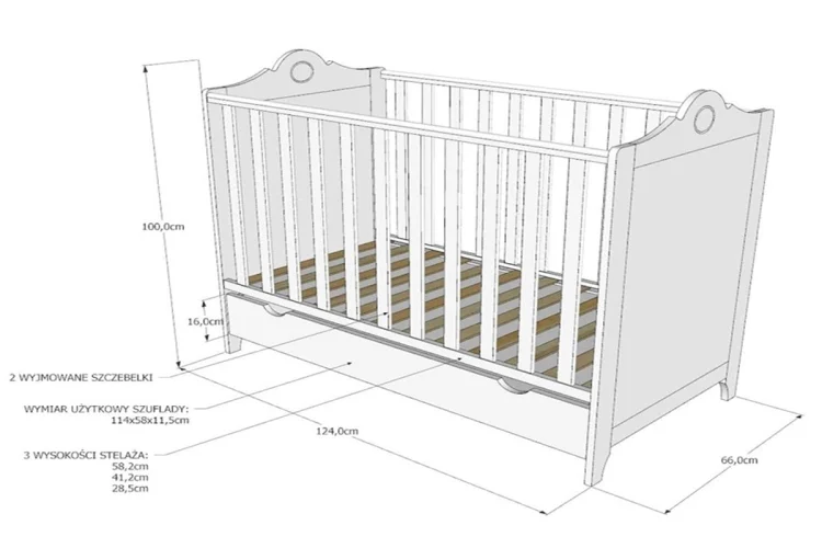 łóżeczko_niemowlęce_z_szufladą_glamour_sklep_dwa_niedźwiadki_wymiary.jpg