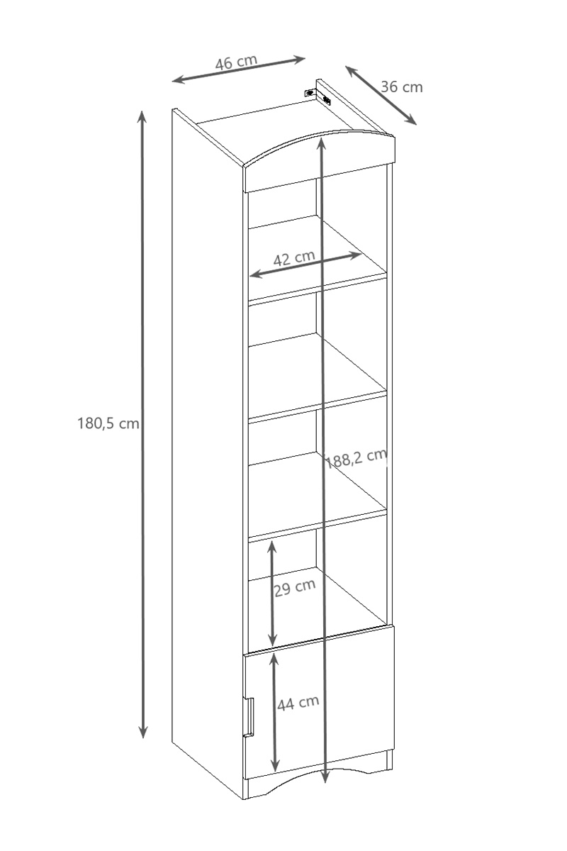 regal_pojedynczy_classic_wymiary